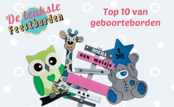 Top 10 geboorteborden voor jongens en meisjes – vrolijke ontwerpen en figuren
